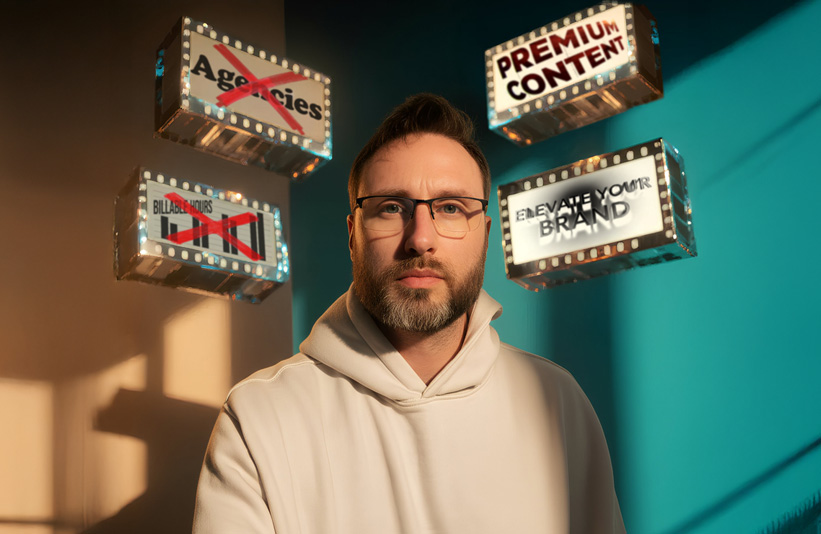 Social media campaign on smartphone