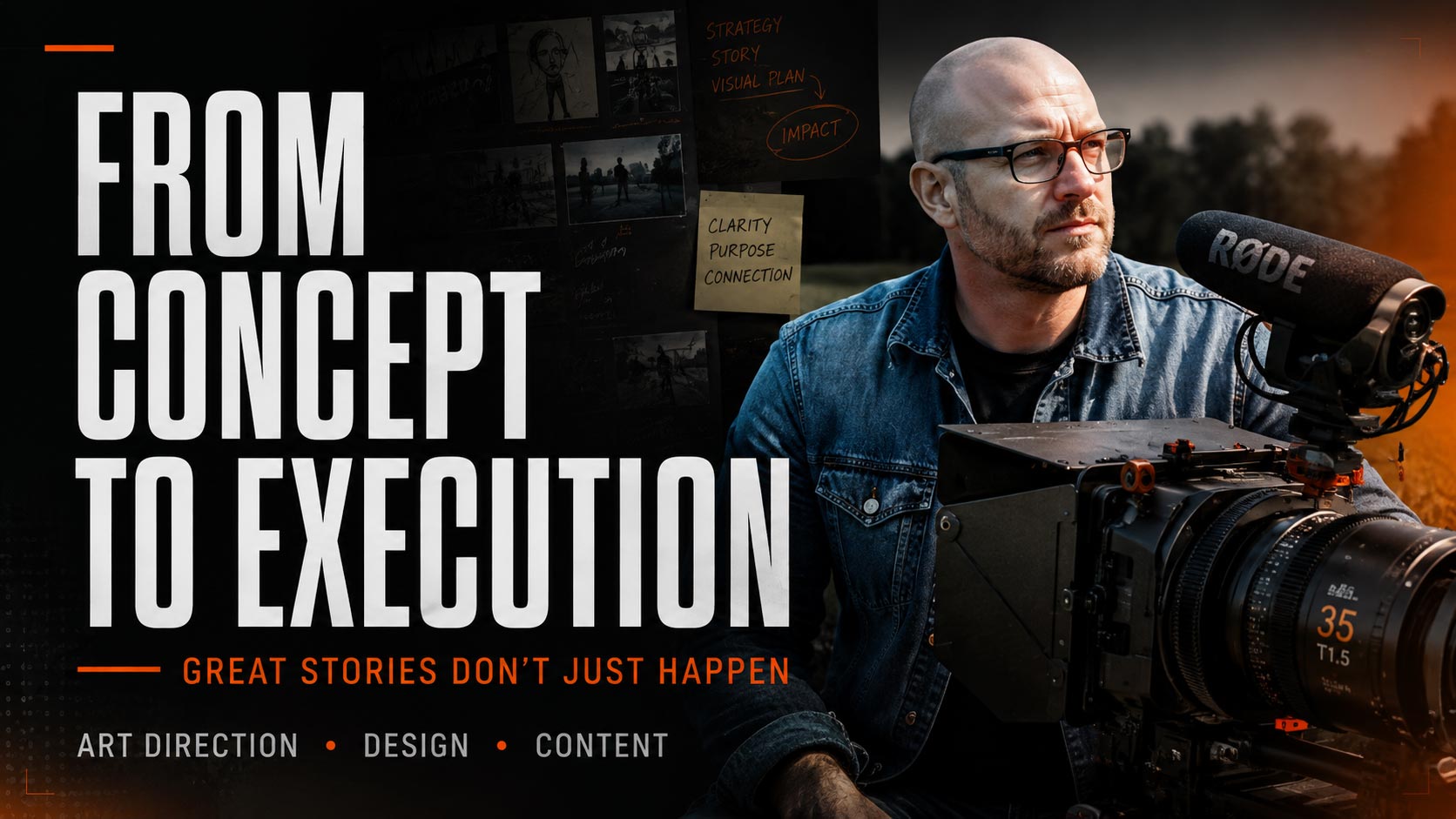 From Concept to Execution — Great Stories Don’t Just Happen